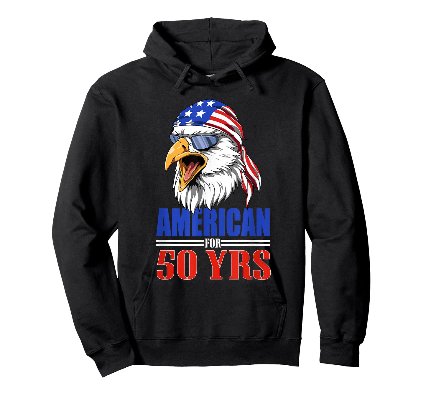 Funny 50th Birthday - USA Eagle Patriotic Gift T-Shirt for Women Men