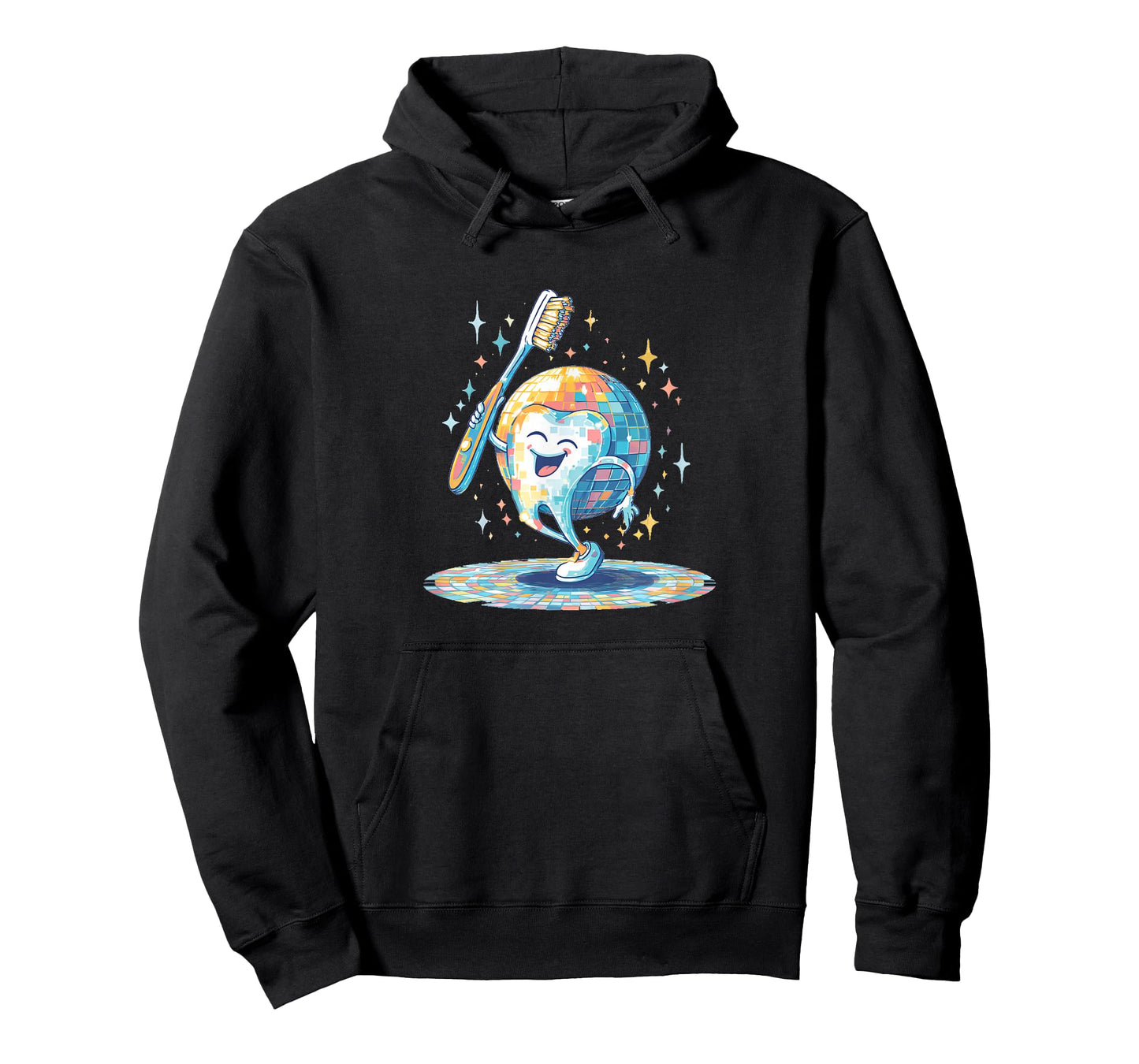 Disco Ball and Tooth Costume for Fairy Toothbrush Lovers T-Shirt