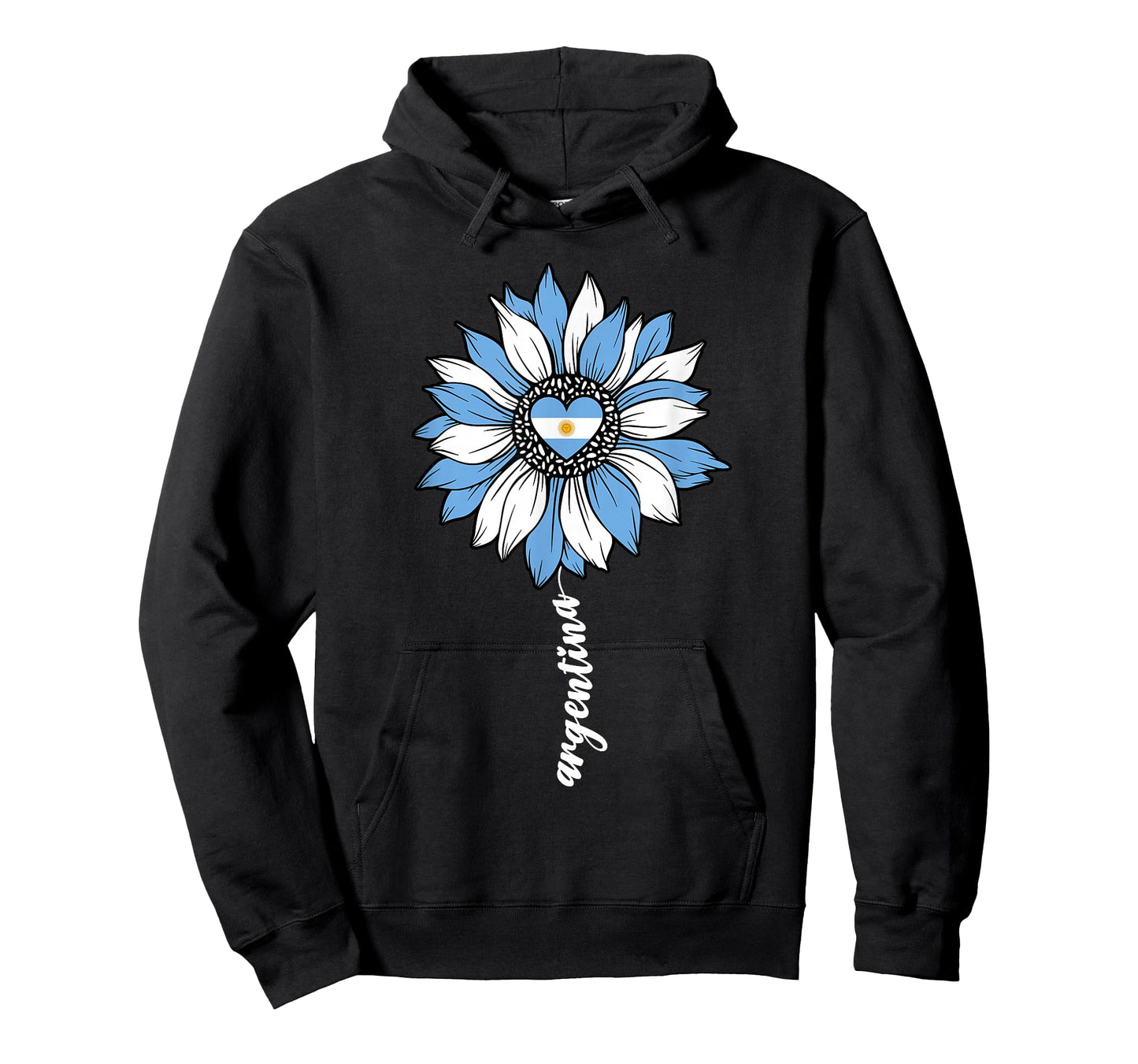 Argentina Sunflower Argentinian Girl For Women Girls Flag T-Shirt