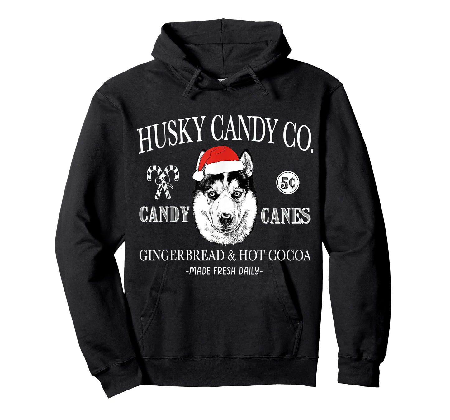 Funny Santa Siberian Husky Mom Christmas Vintage Holiday T-Shirt