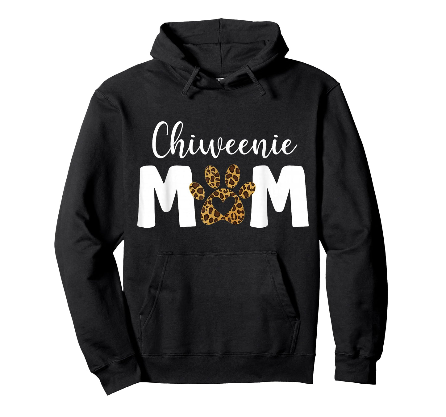 Funny Chiweenie Mom Mama Chiweenie Lover Owner Paw Leopard T-Shirt