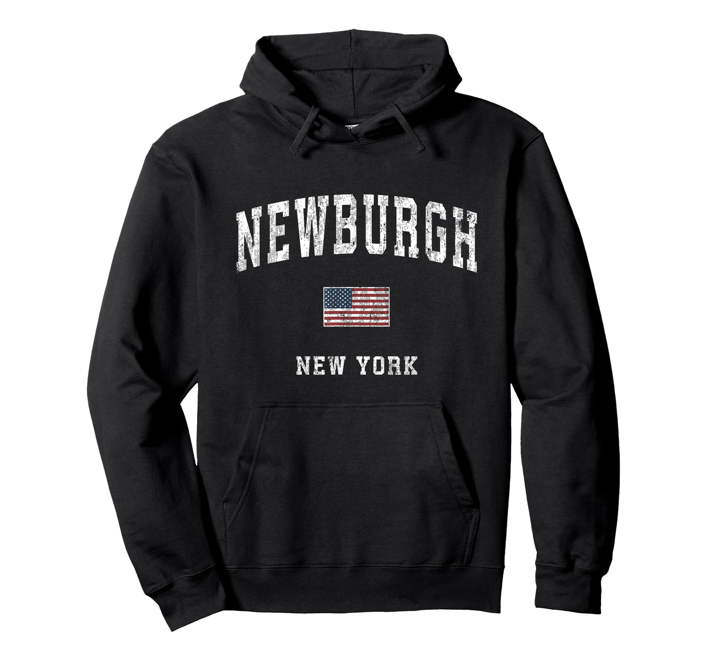 Newburgh New York NY Vintage American Flag Sports Design T-Shirt