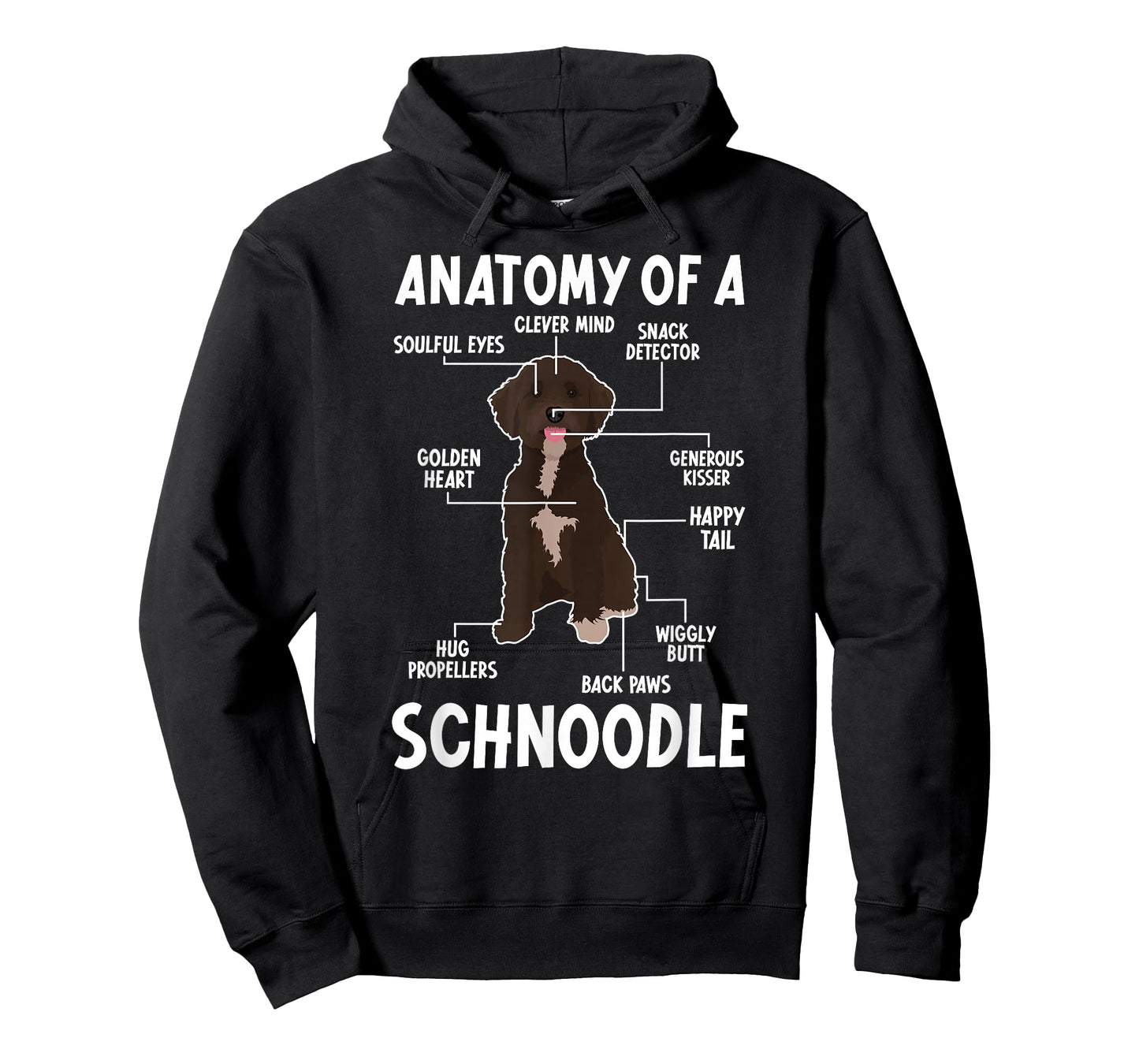 Anatomy Of A Schnoodle Dog Schnoodle Owner Schnoodle Dad T-Shirt