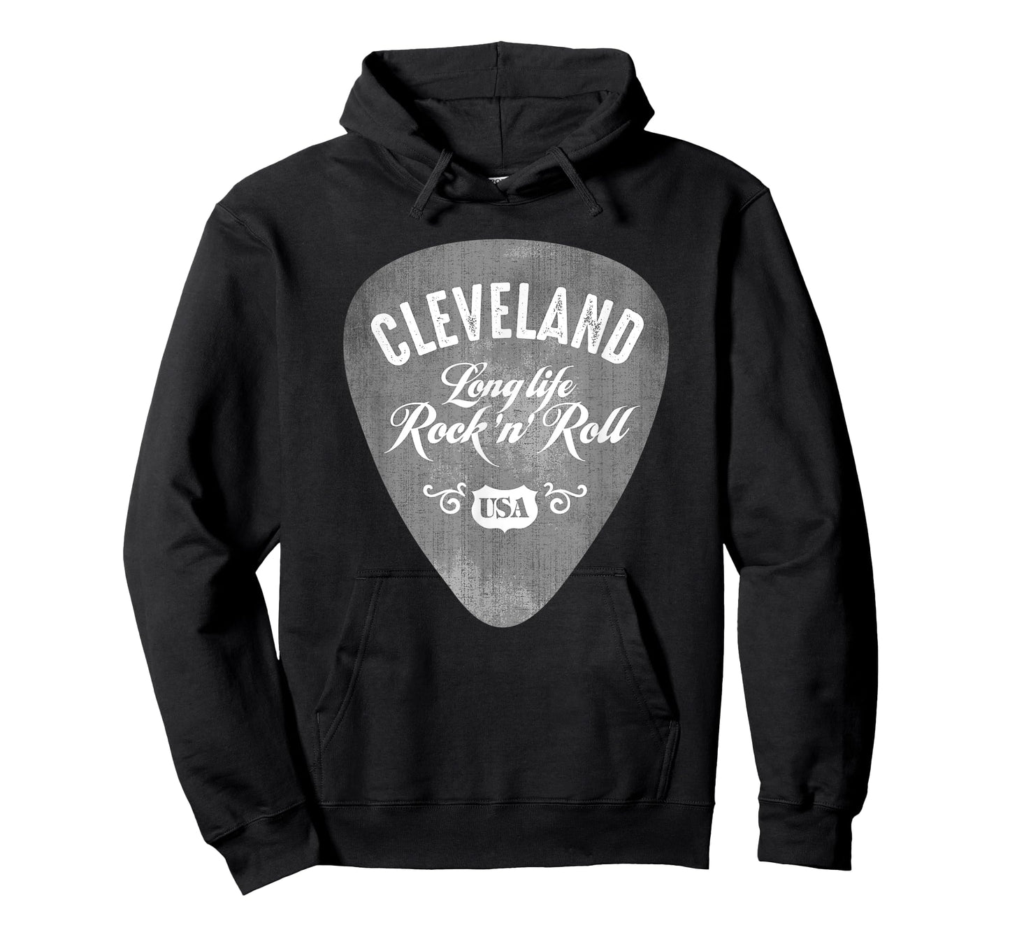 Cleveland Rock And Roll USA Guitar Pick Vintage T-Shirt