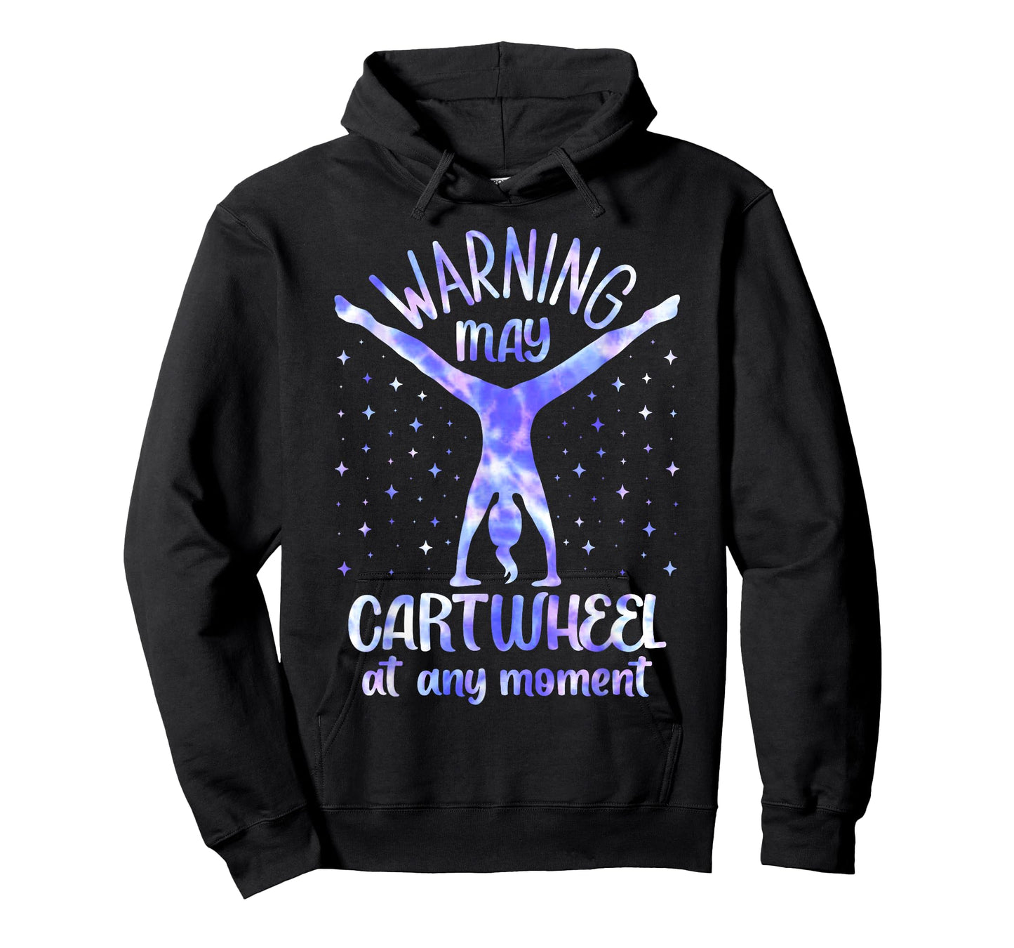 Cartwheel Gymnast Girl Tie Dye Gymnastic Girl Tumbling T-Shirt