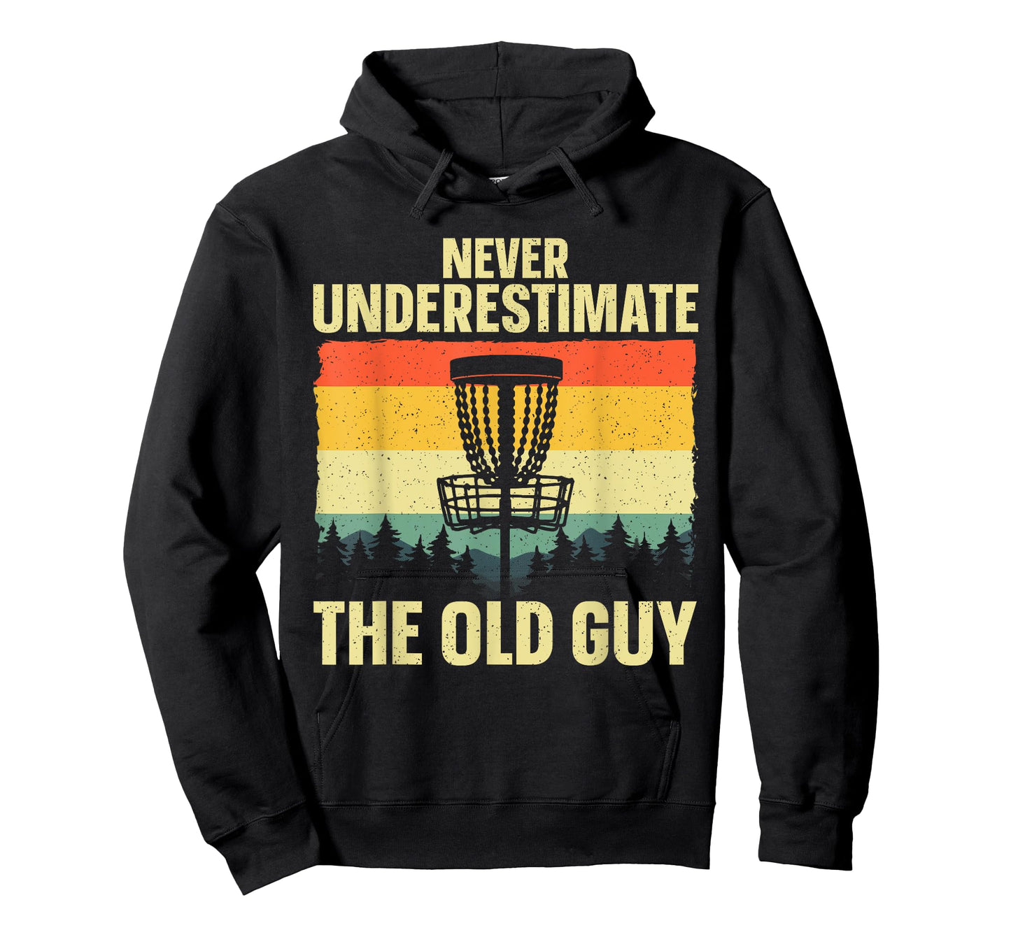 Disc Golf Art For Grandpa Men Dad Disc Golf Player Disc Golf T-Shirt