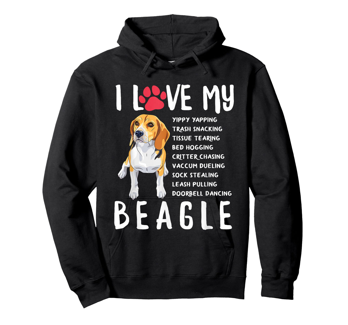 I Love My Beagle - Funny Beagle Lover Gift T-Shirt