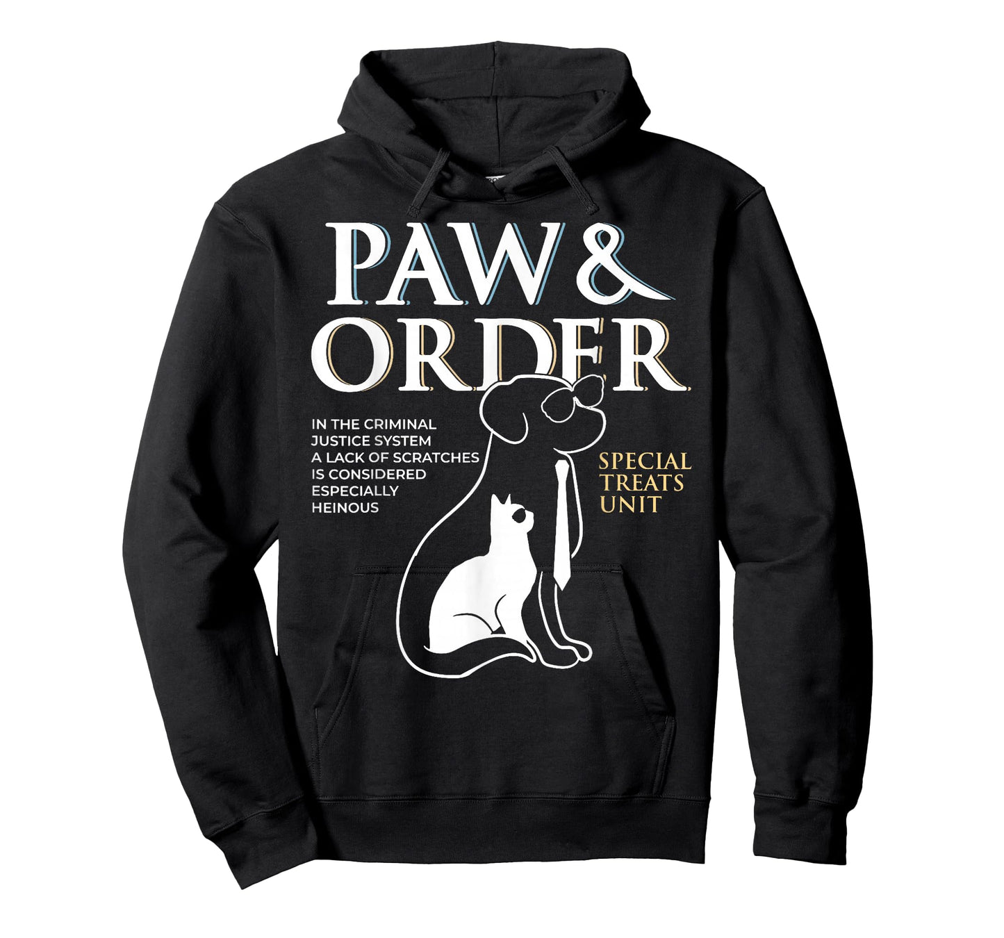 Funny Paw and Order Special Treats Unit Training Dog and Cat T-Shirt