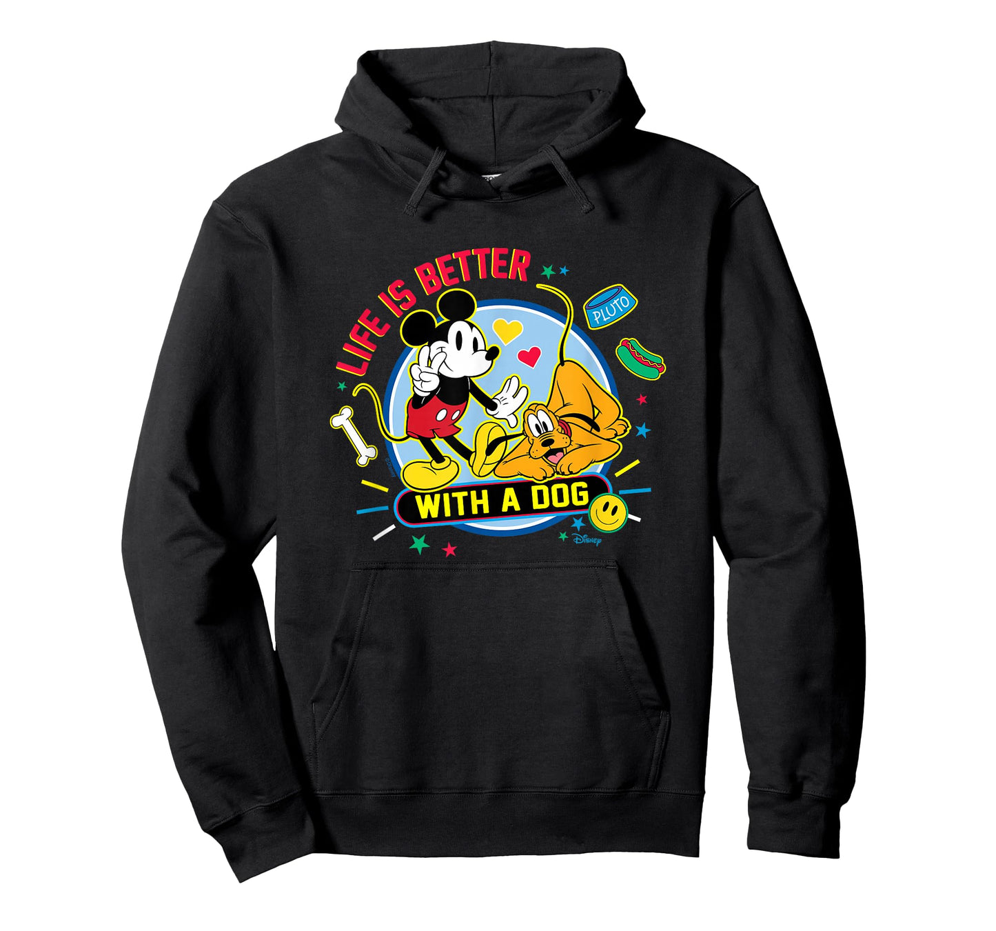 Mickey & Pluto - Life Is Better With A Dog T-Shirt
