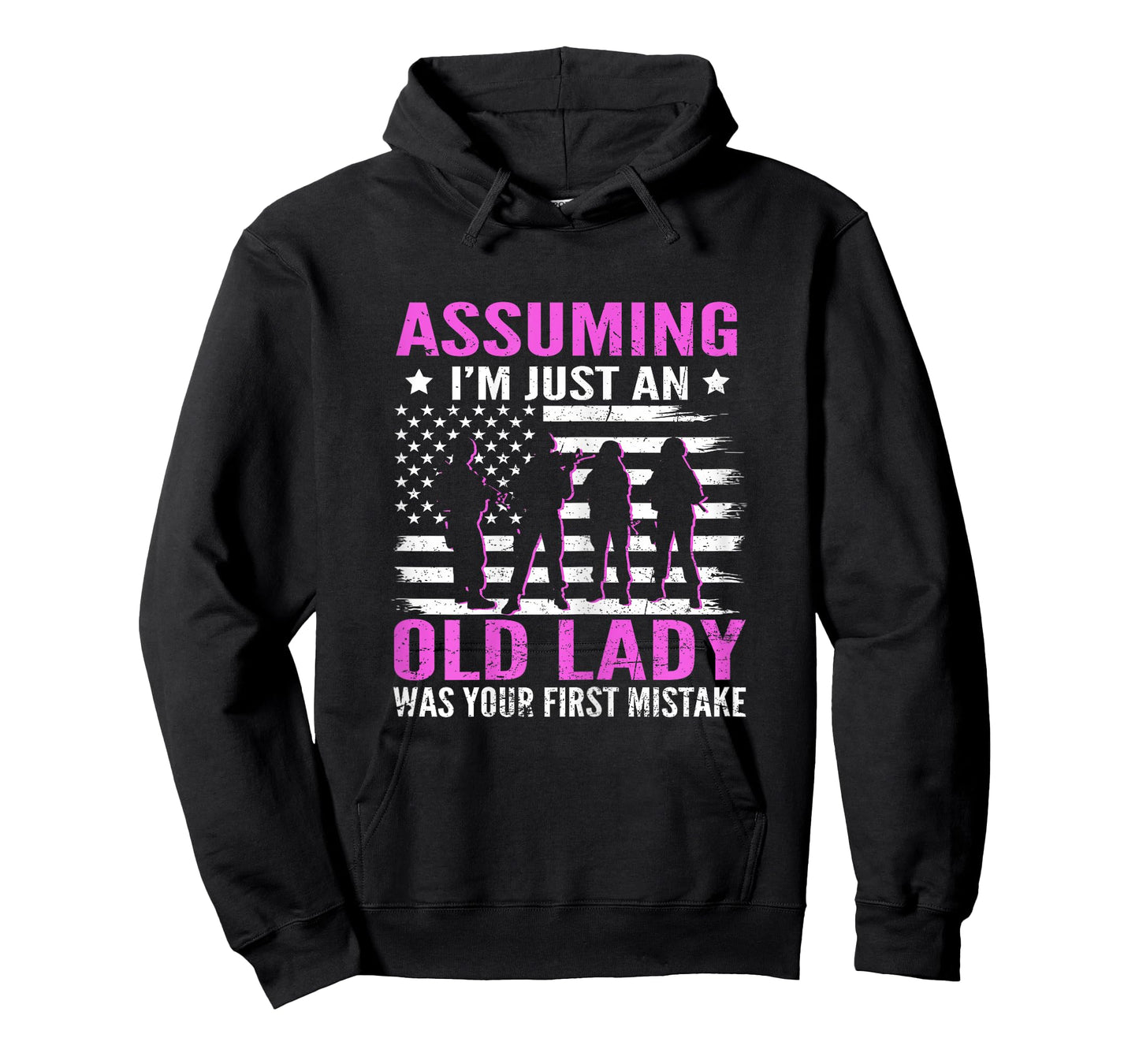 Assuming I'm Just An Old Lady Proud Female US Veteran T-Shirt