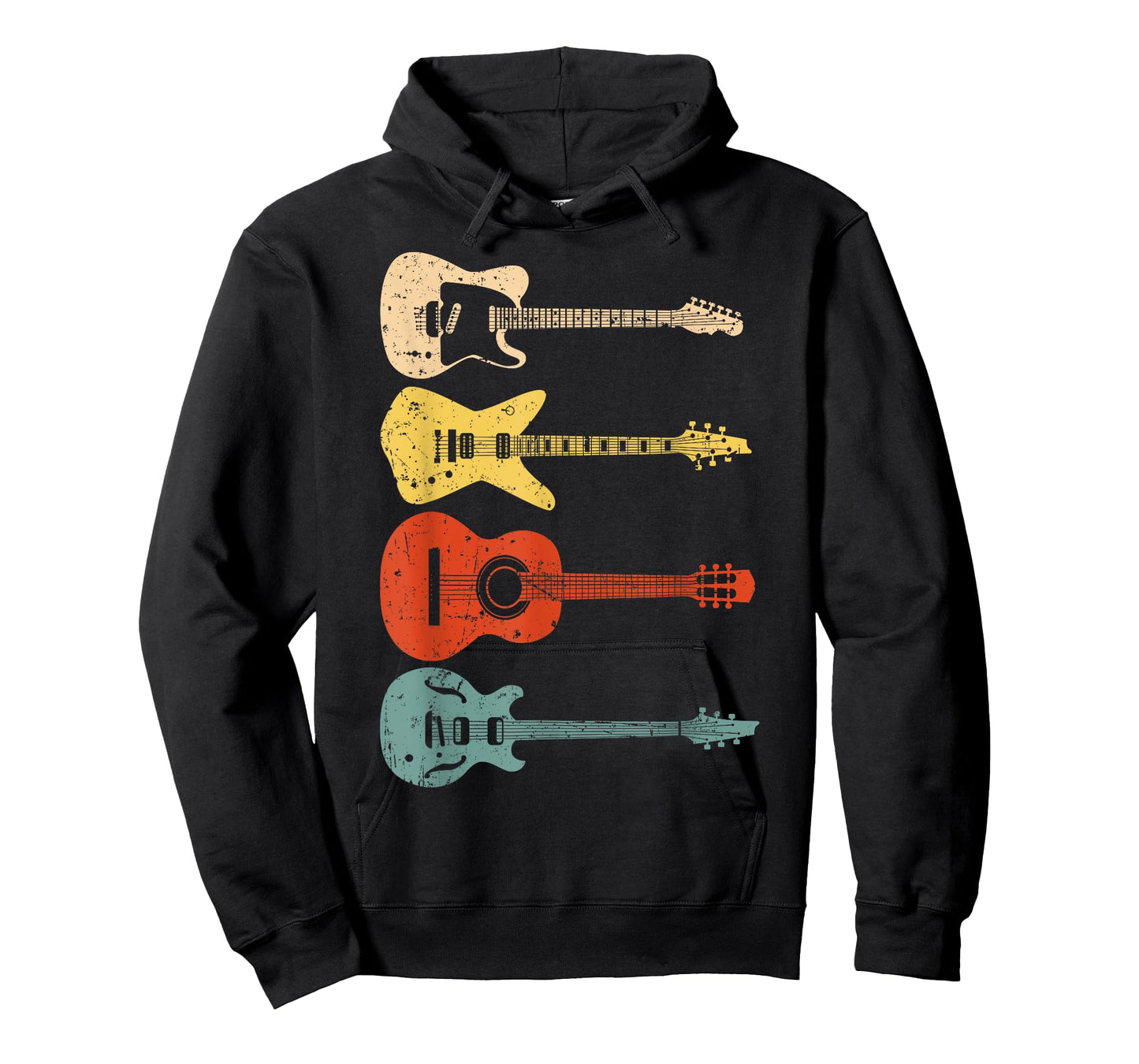 Cool Guitar Players Art Men Women Vintage Acoustic Guitarist T-Shirt