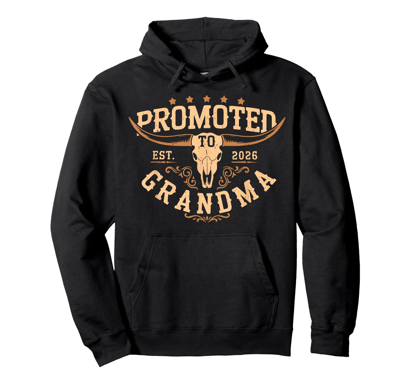 Promoted to Grandma Est 2026 Cowgirl First Time Grandma 2026 T-Shirt