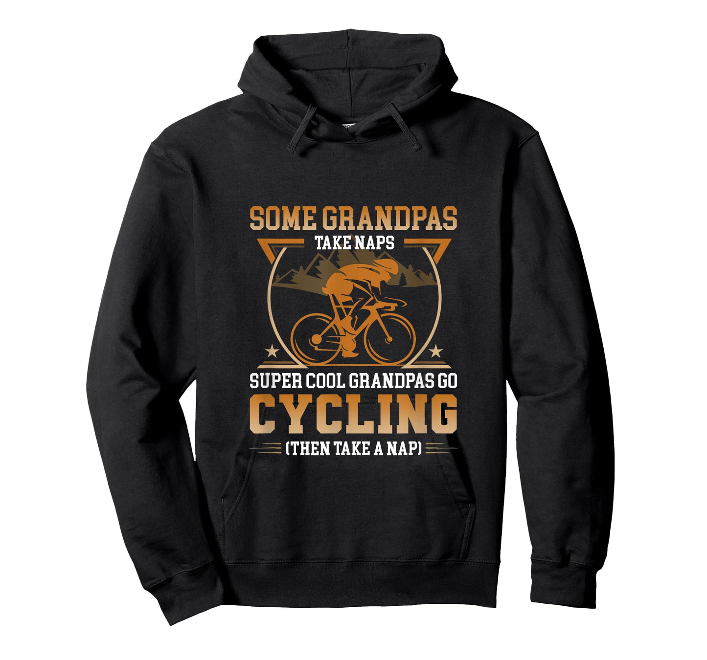Mens Some Grandpas Take Naps Real Grandpas Go Cycling T-Shirt