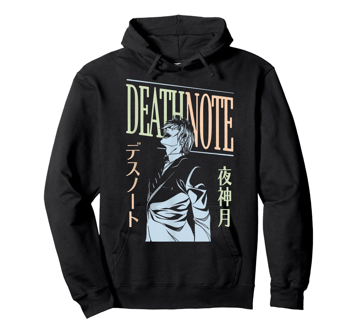 Death Note Front and Back Deny My Existence Skulls Anime T-Shirt