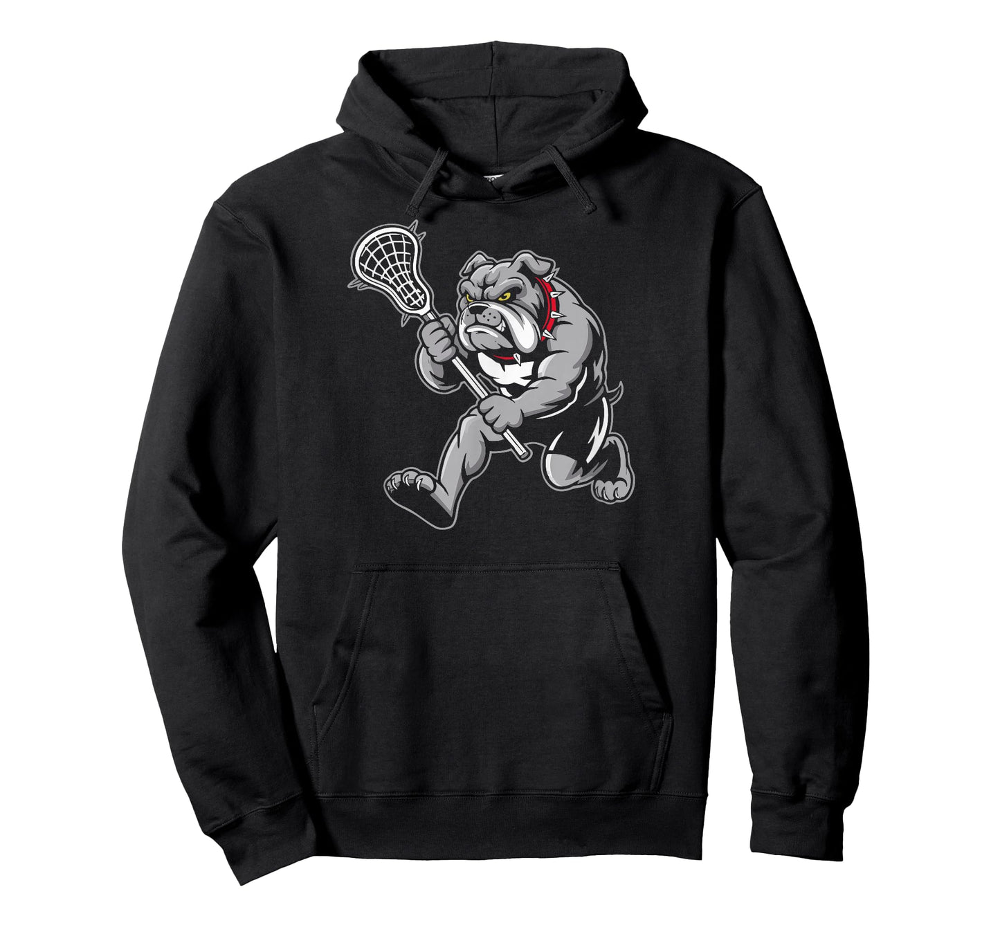 Bulldogs Lacrosse Vintage Lax Mascot Team Dog Lax Stick T-Shirt