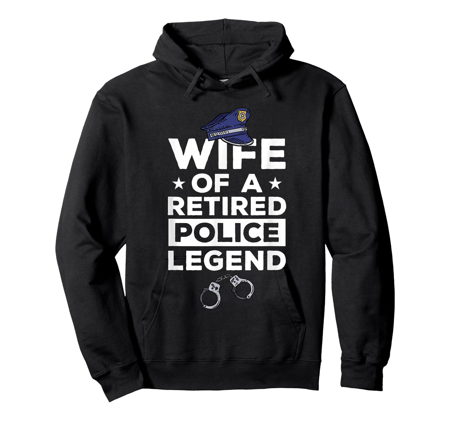 Wife Of A Retired Police Legend Funny Retirement T-Shirt