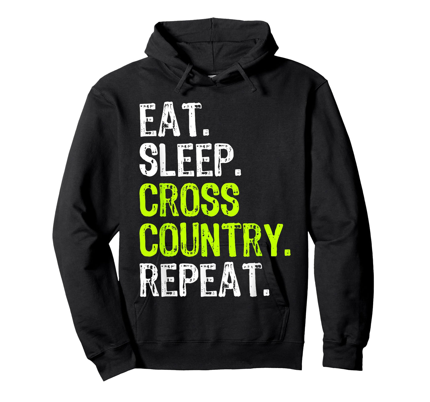 Eat Sleep Cross Country Repeat Running Runner Run Funny T-Shirt