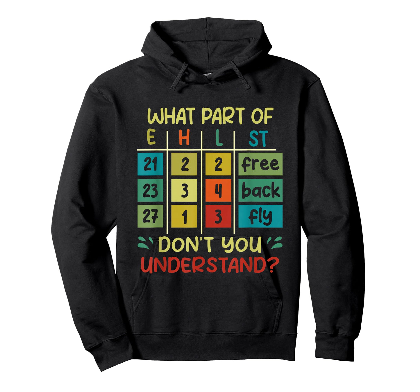 Swimming Swimmer What Part Not You Understand Swim Team T-Shirt