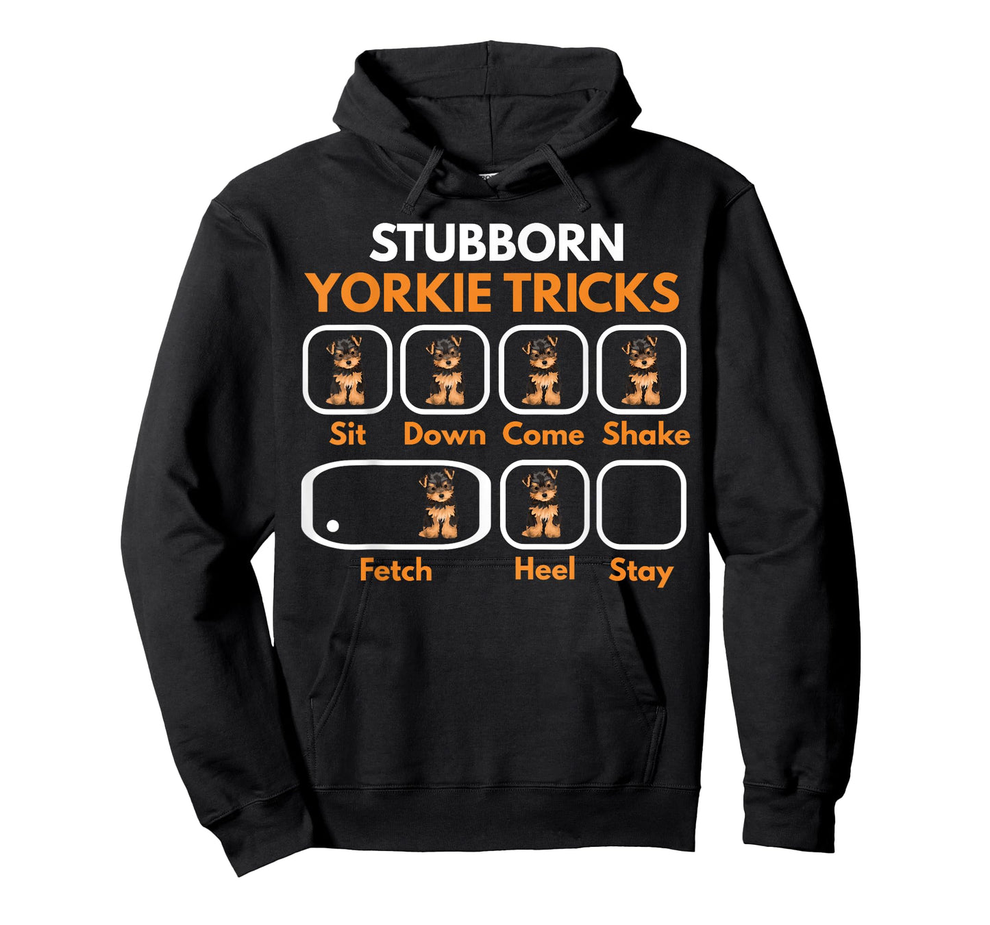 Stubborn Yorkie Tricks Funny Yorkshire Terrier Yorkie Mom T-Shirt