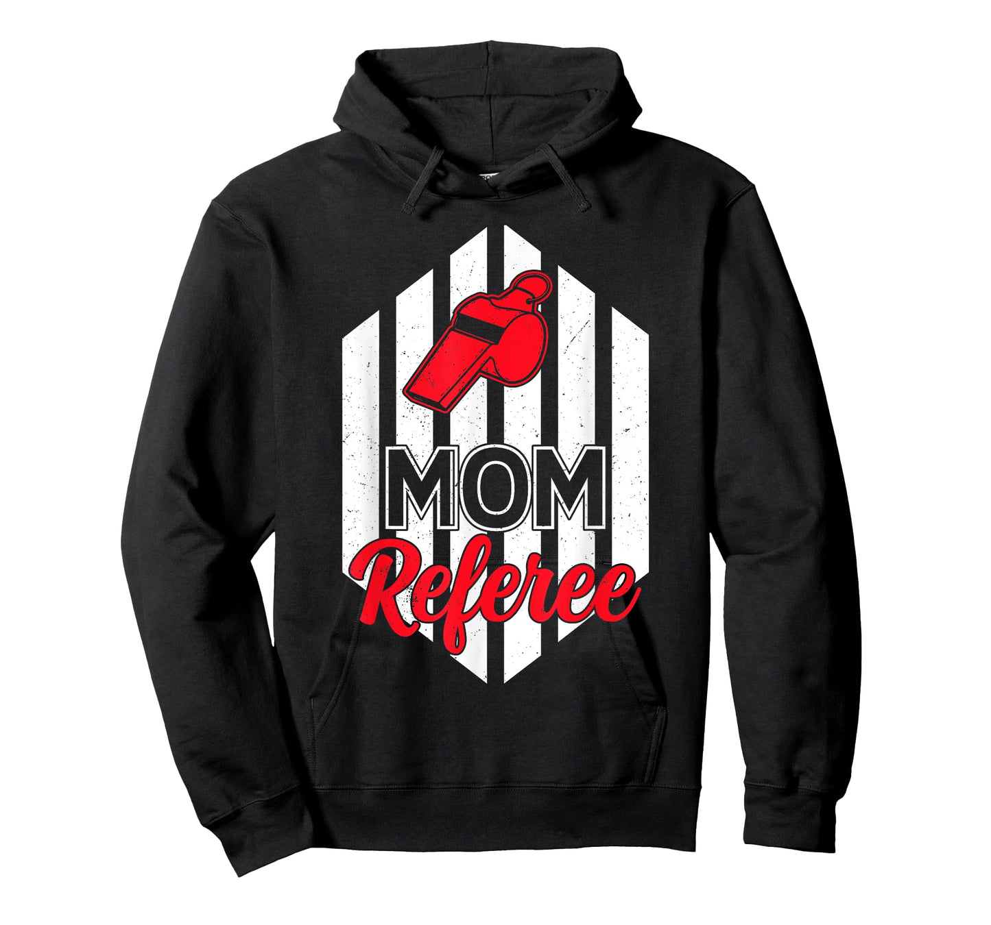Mom Referee Motherhood Parenting Family Humor Sports Ref T-Shirt