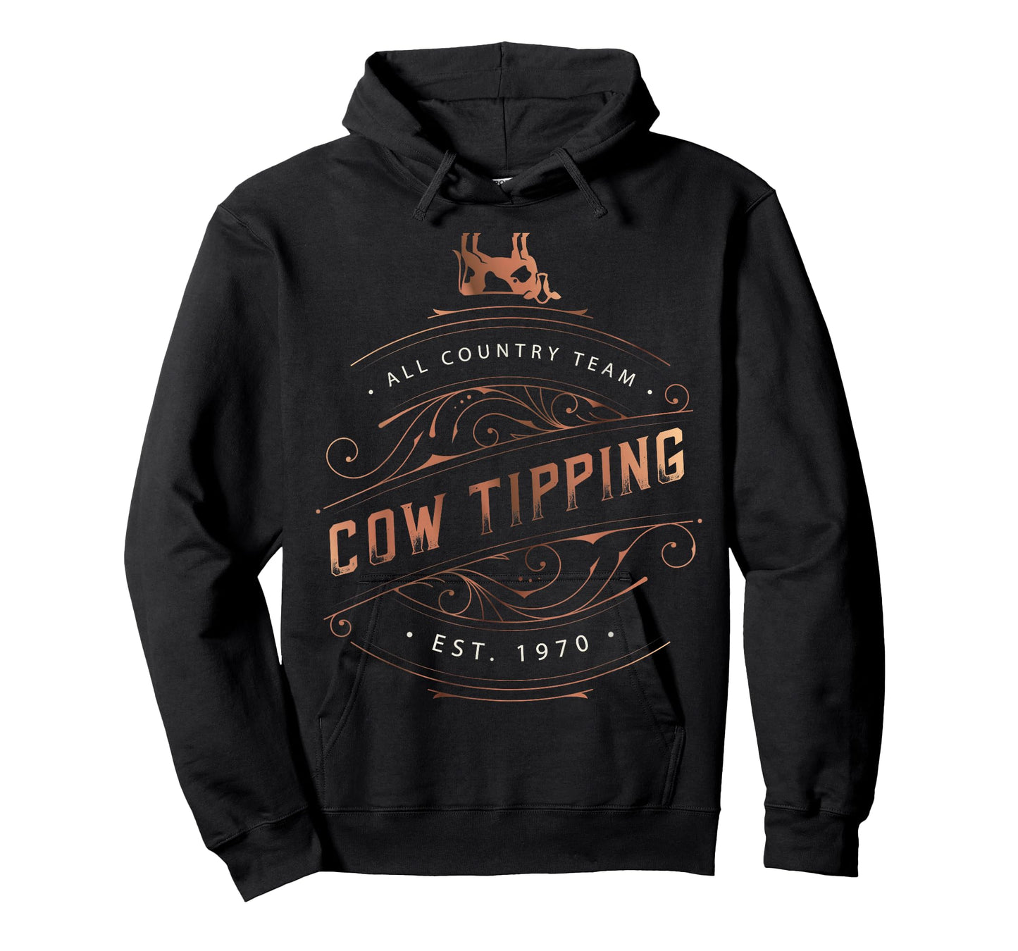 Funny All Country Cow Tipping Team T-Shirt