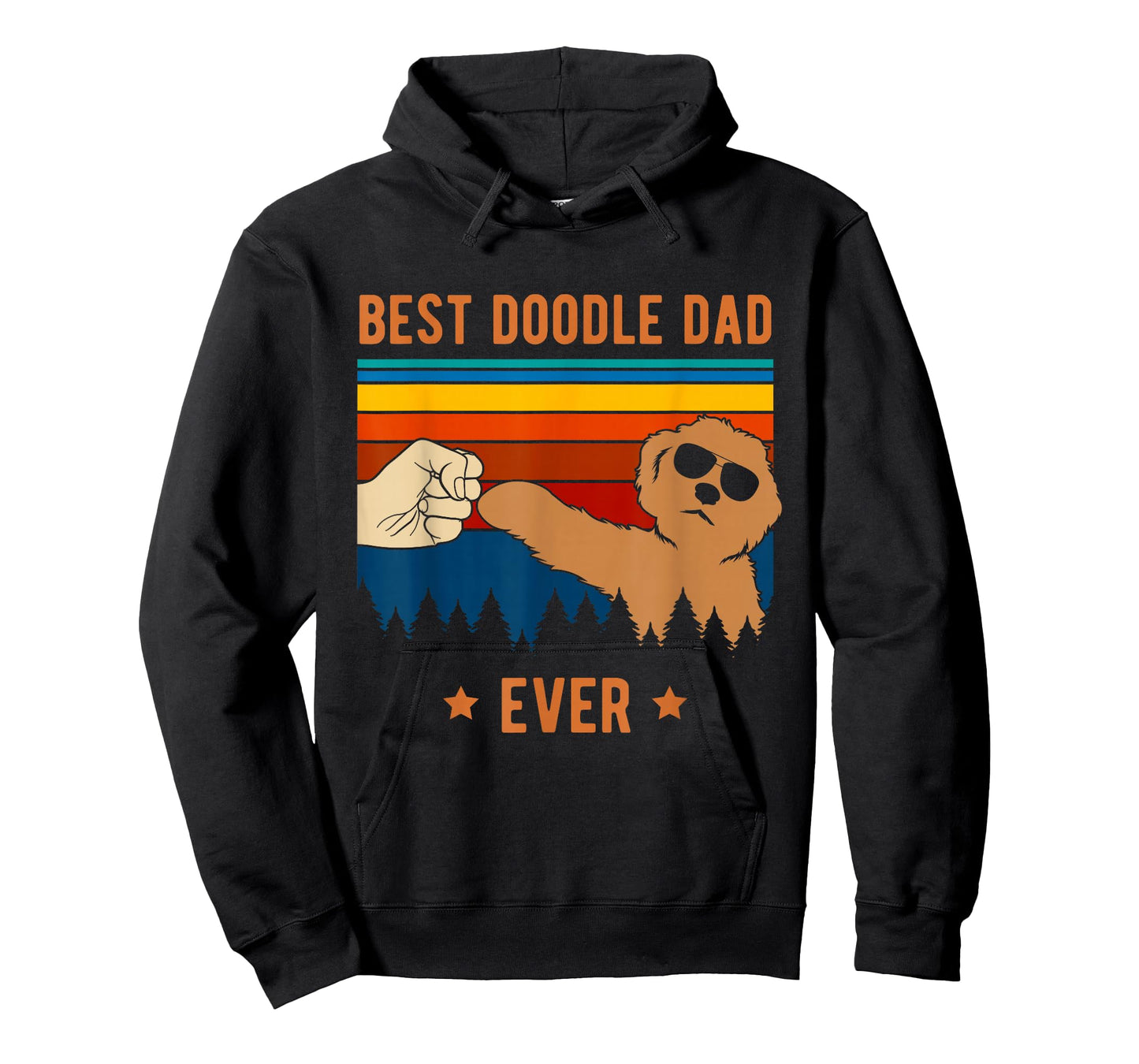 Best Doodle Dad Ever - Funny Dog Goldendoodle Labradoodle T-Shirt Small