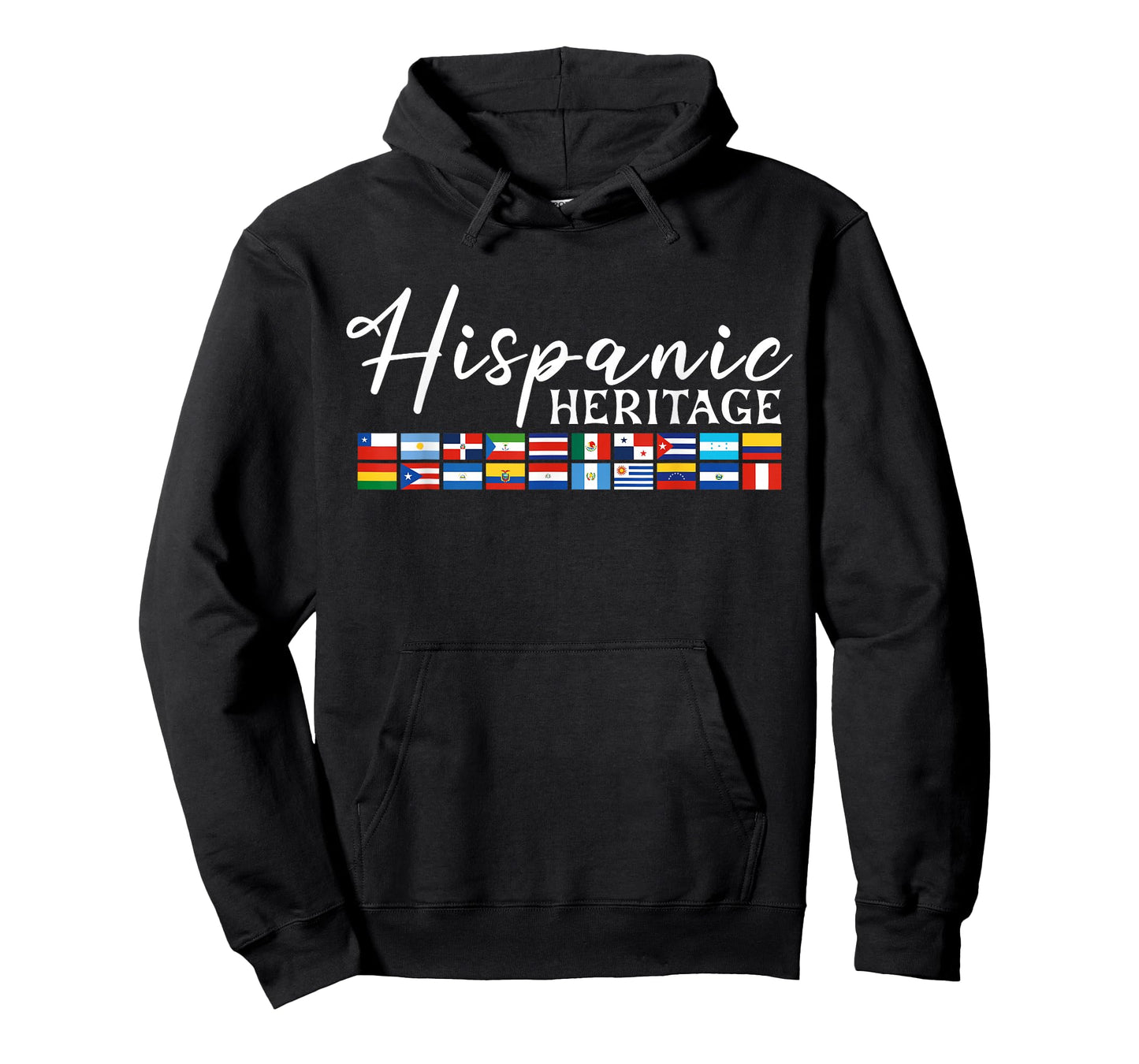 Hispanic Heritage Month Flags Women, Men T-Shirt