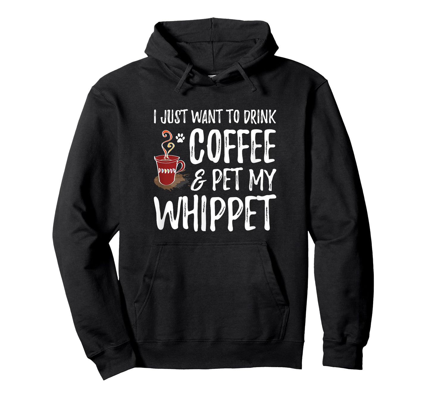 Whippet Dog Lover Coffee T-Shirt Funny Dog Mom Gift T-Shirt