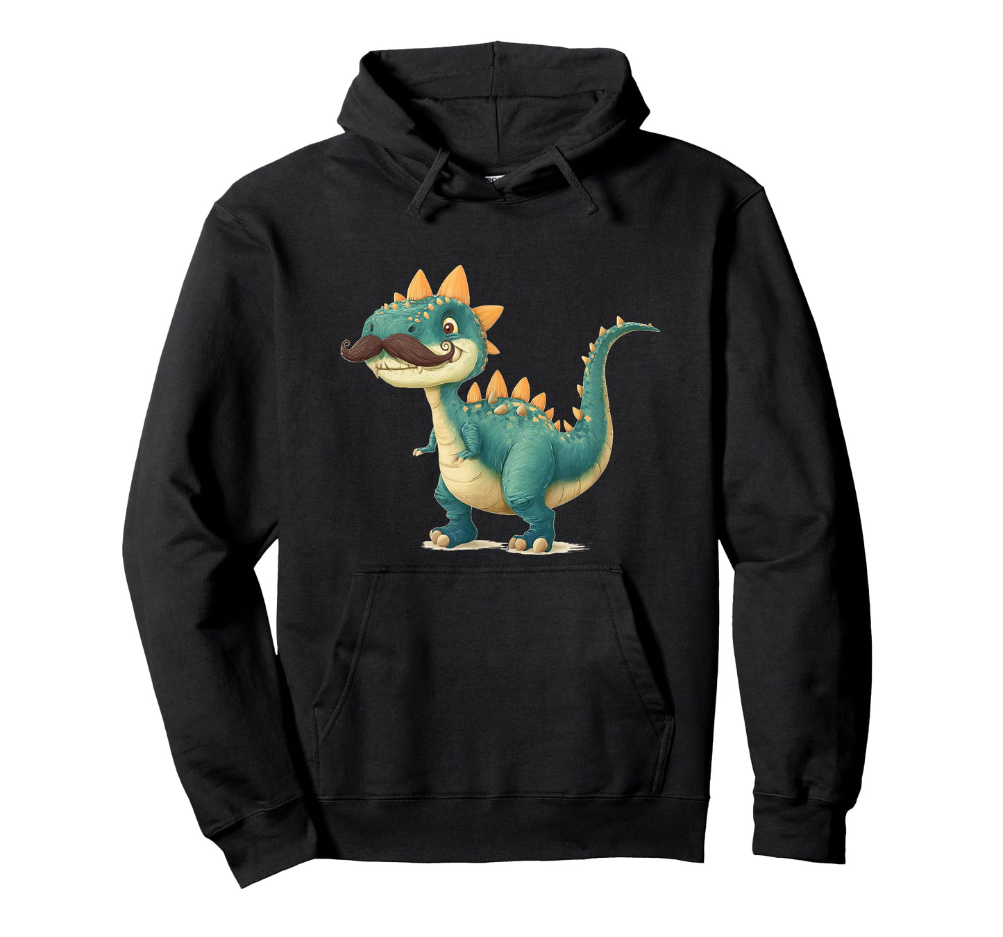Awesome Mustache Beard Dinosaur Look T-Shirt