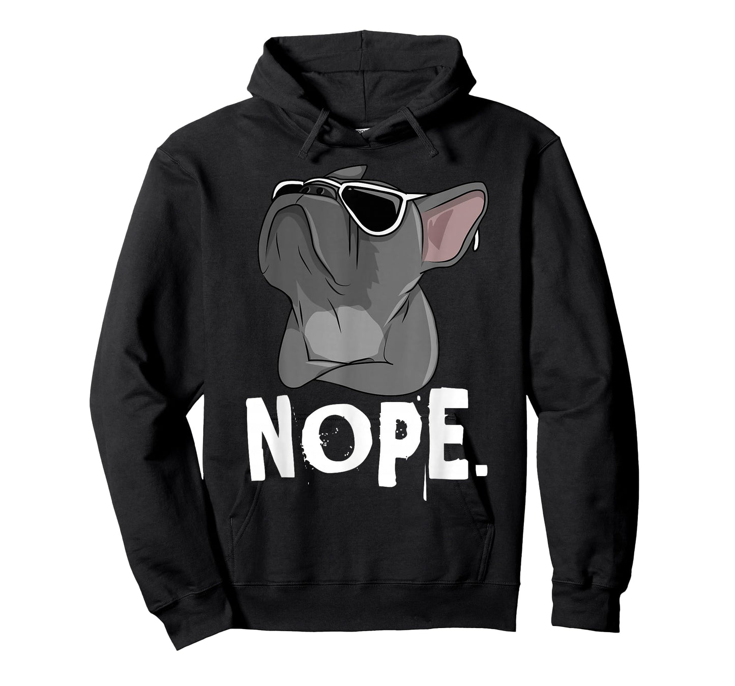 Nope Lazy Frenchie for French Bulldog Dog Lover T-Shirt