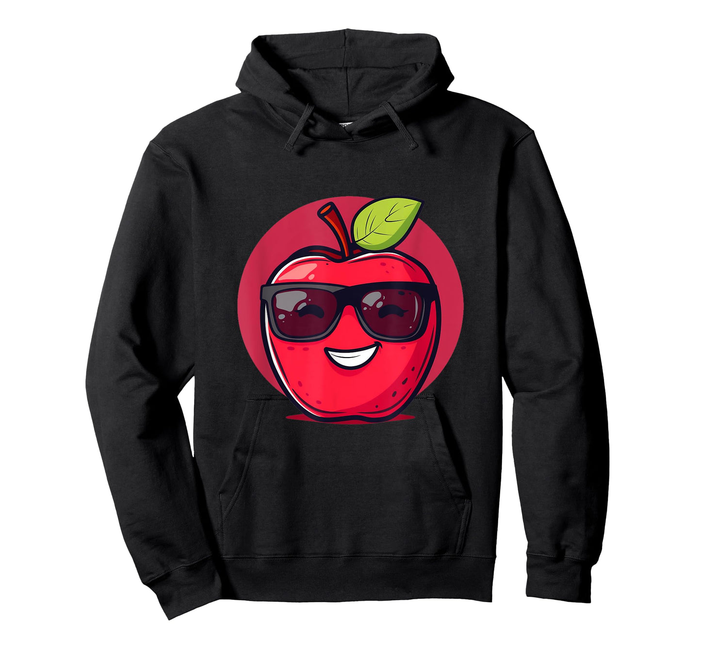 Funny red Apple with Sunglasses for Fruits Lovers T-Shirt