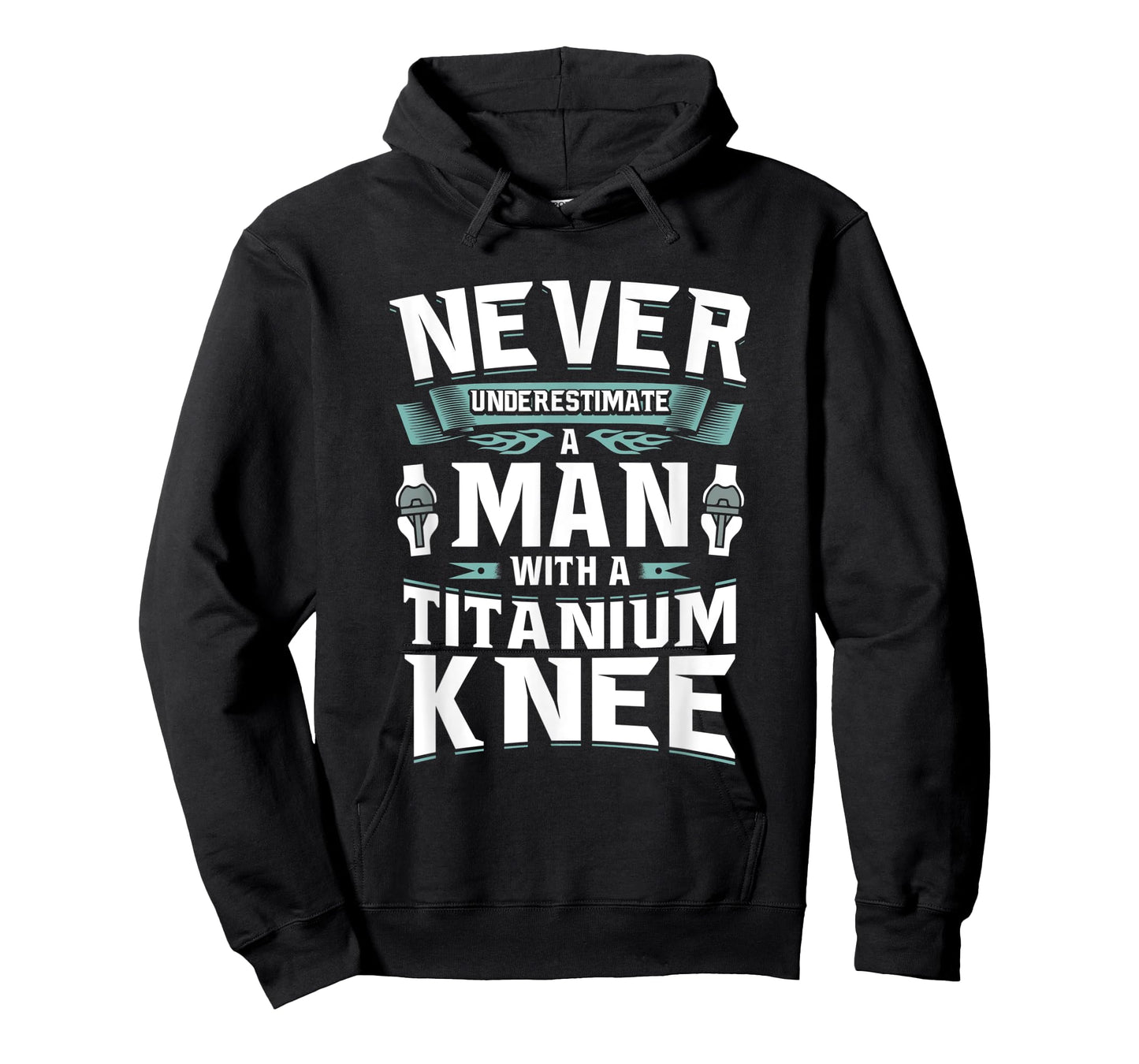 Mens Titanium Knee Replacement Surgery Get Well Gift for Men T-Shirt