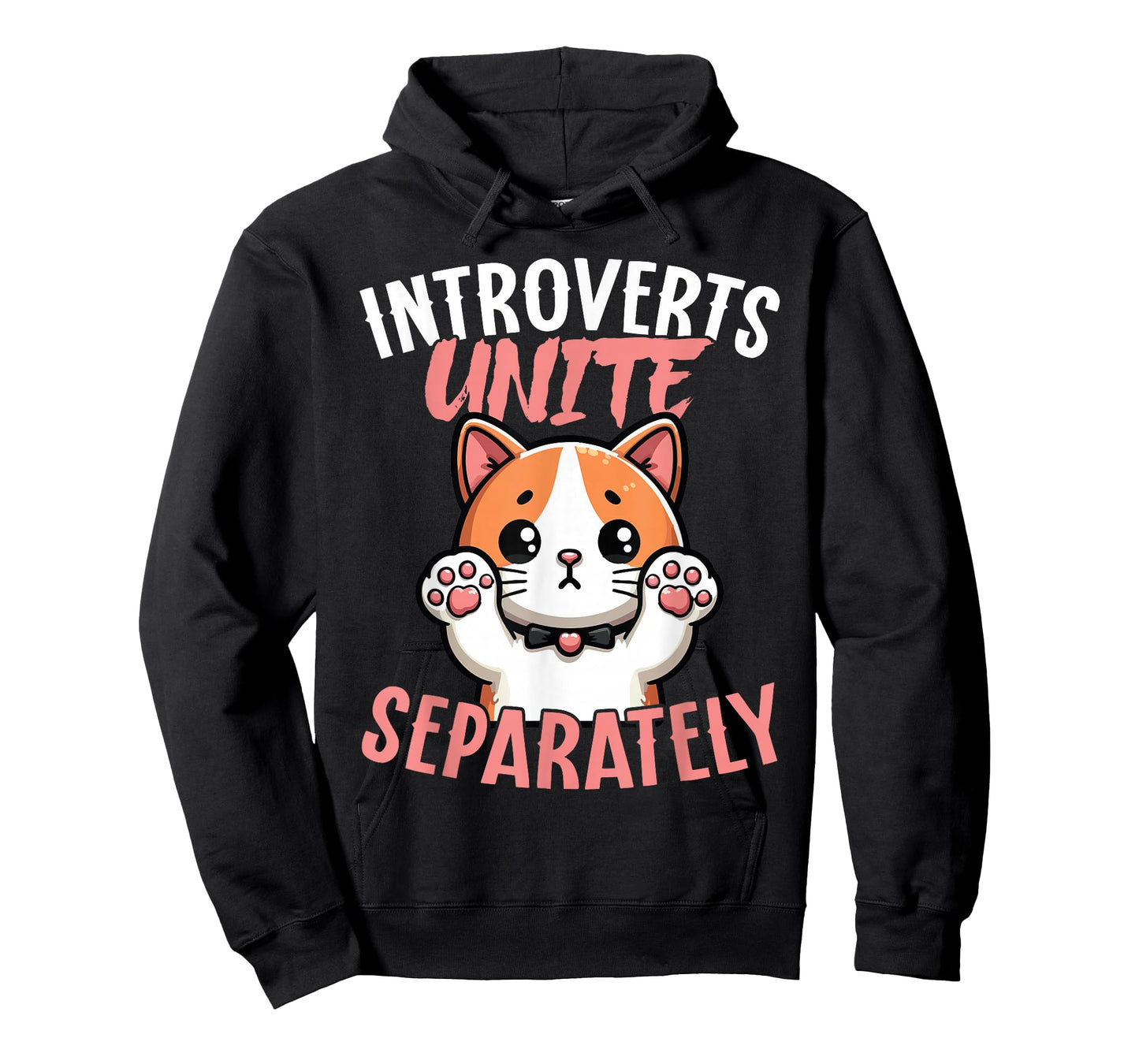Introverts Unite Separately Funny Cat T-Shirt
