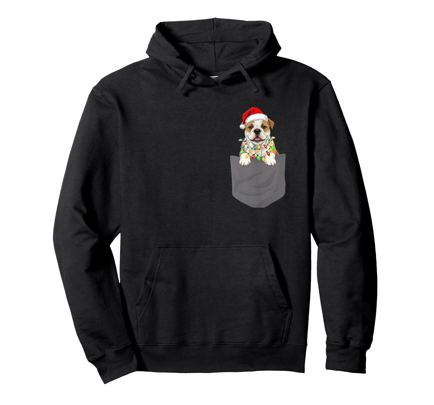 Bulldog in A Pocket Funny Xmas Bulldog Lover Family Matching T-Shirt