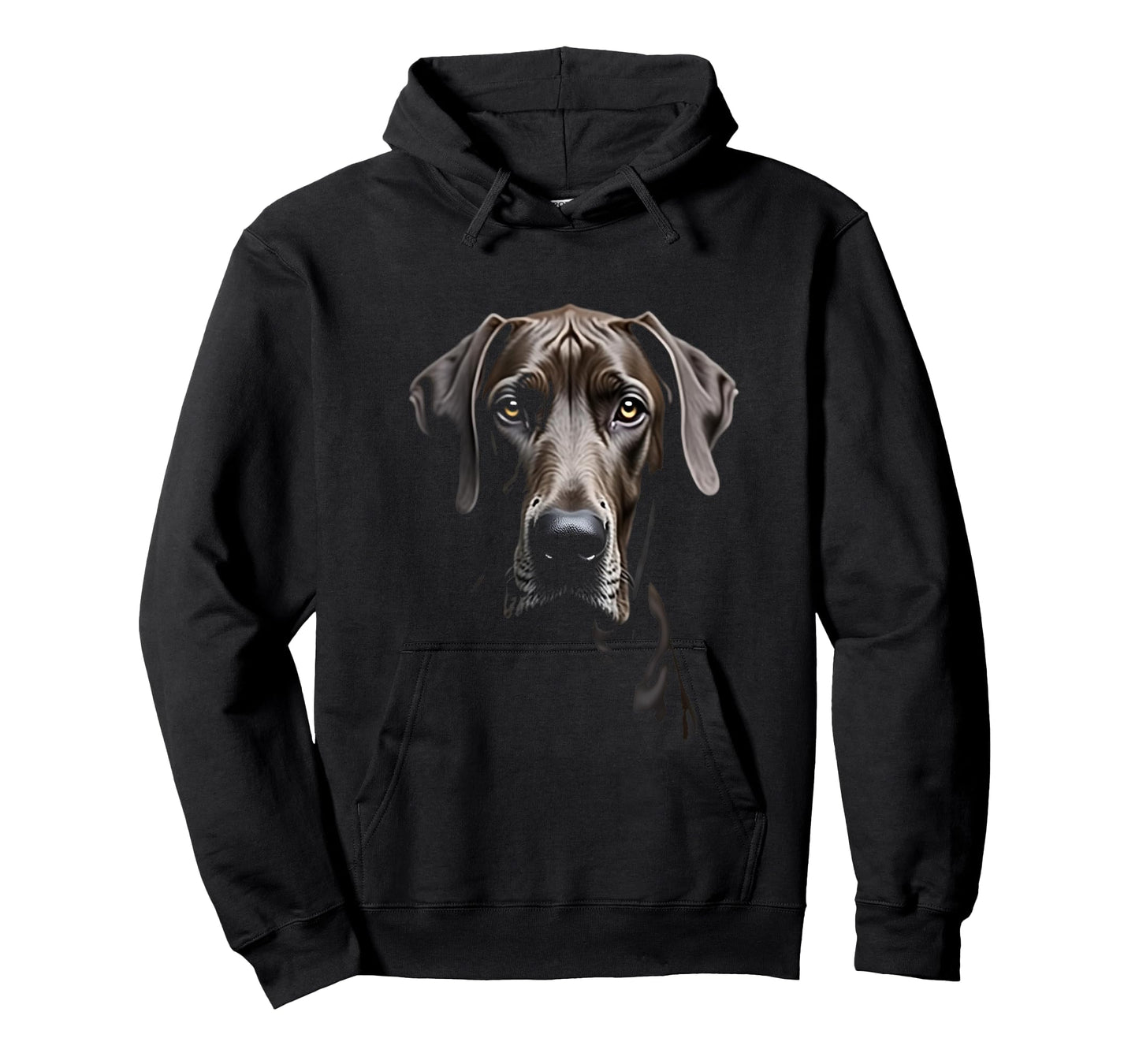 Black Great Dane Dog Great Dane Face T-Shirt