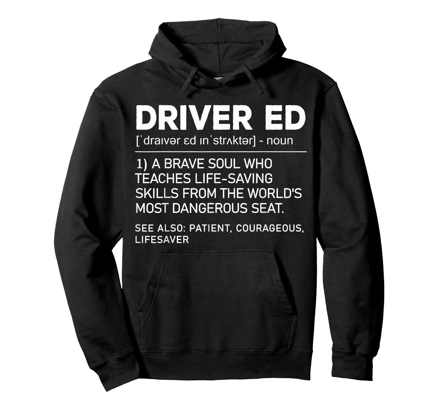 Driver Ed Definition Funny School Driving Instruction T-Shirt