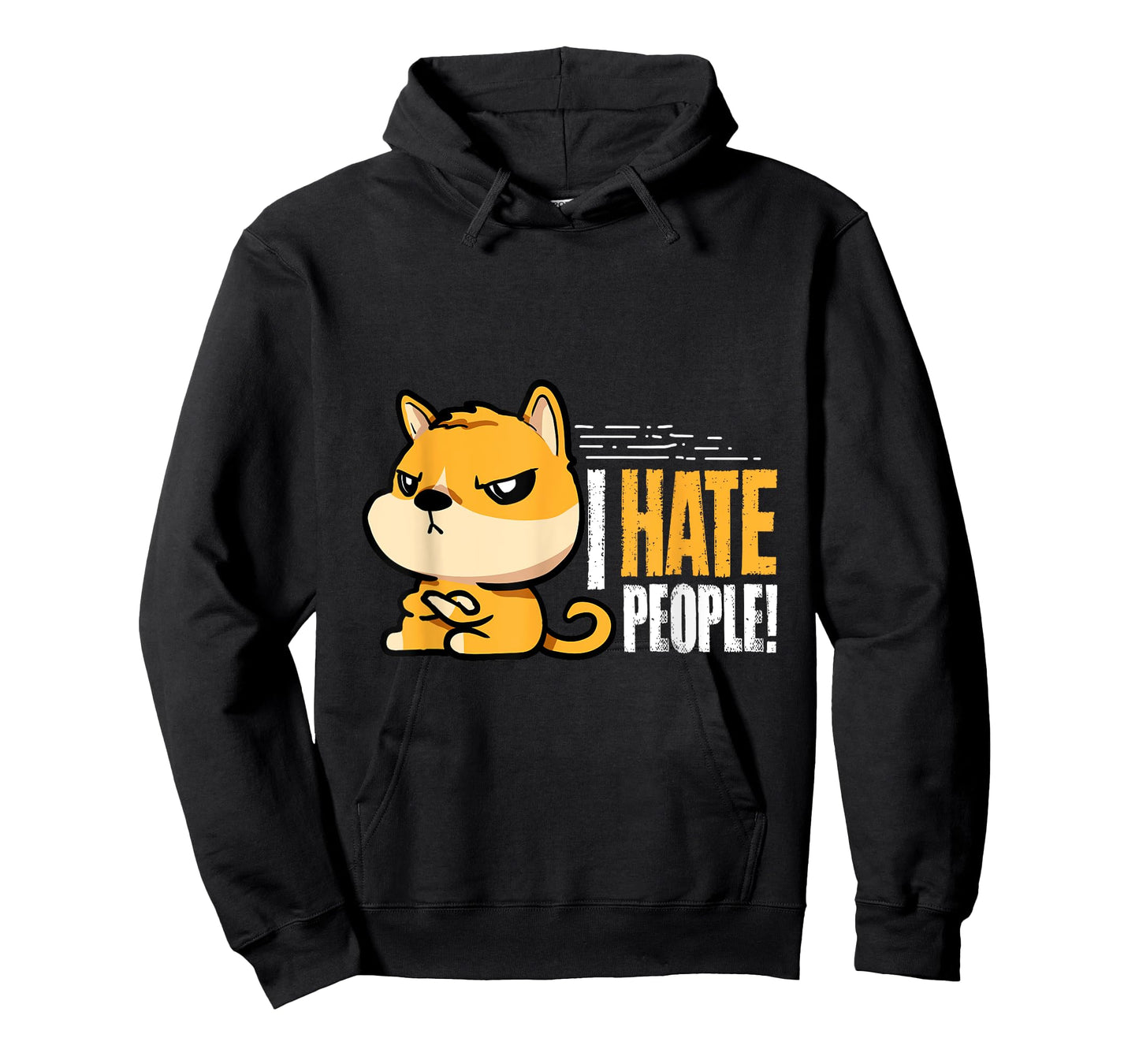 Funny I Hate People Dog Holder T-Shirt