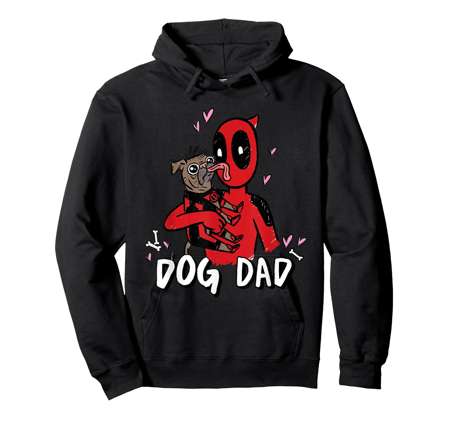 Marvel Super Heroes Pets Deadpool Loves Dogpool Dog Dad T-Shirt