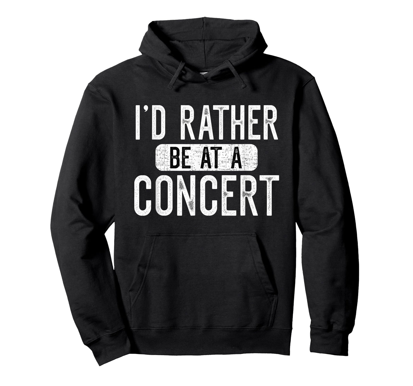 I'd Rather Be At A Concert Funny Music Concert Lover T-Shirt
