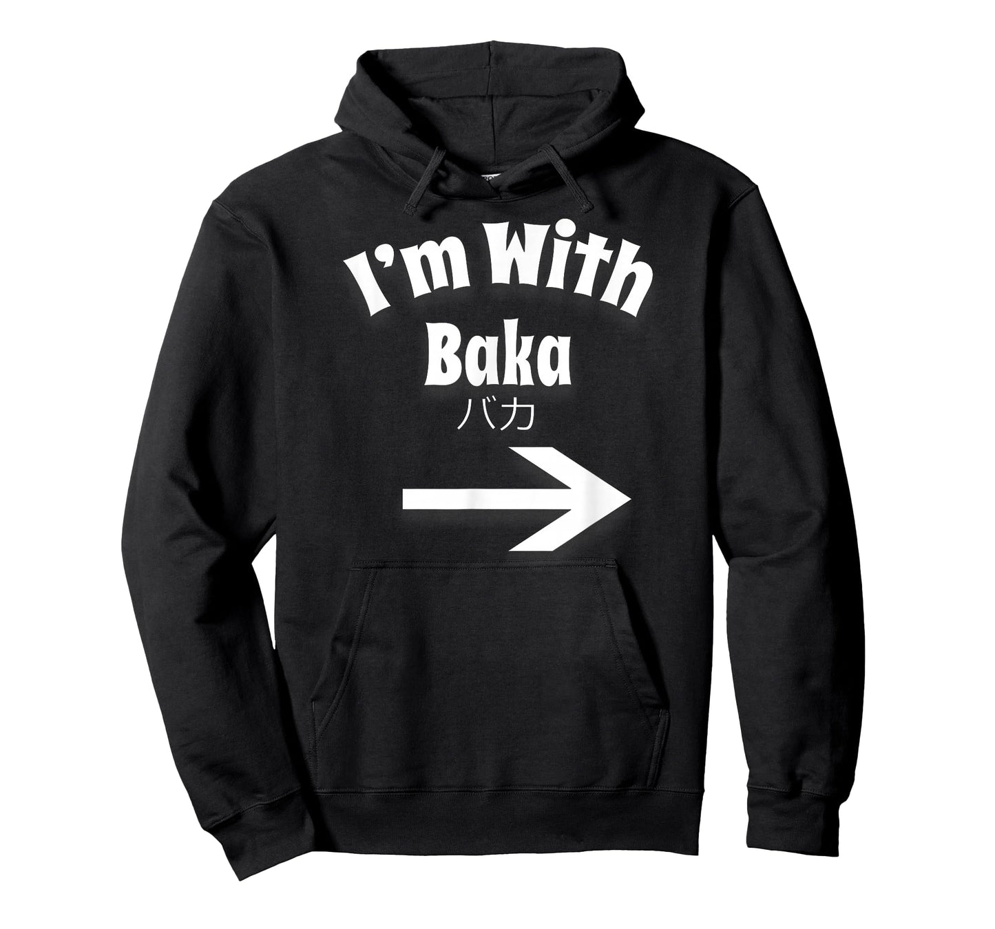 Otaku T-shirt I'm With Baka Anime Japanese Weeb Tee T-Shirt