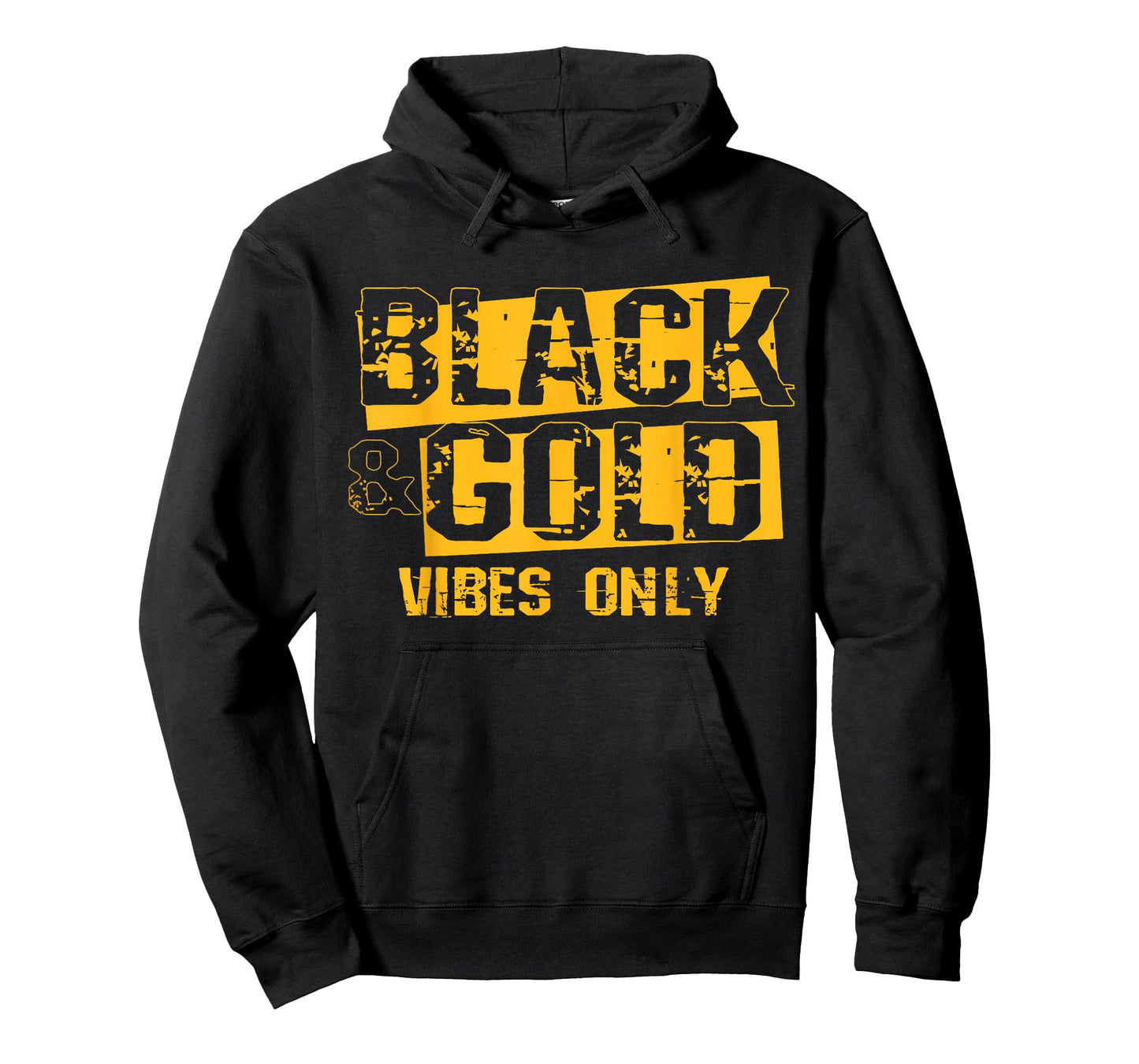 Black and Gold Game Day Group Tees for High School Football T-Shirt