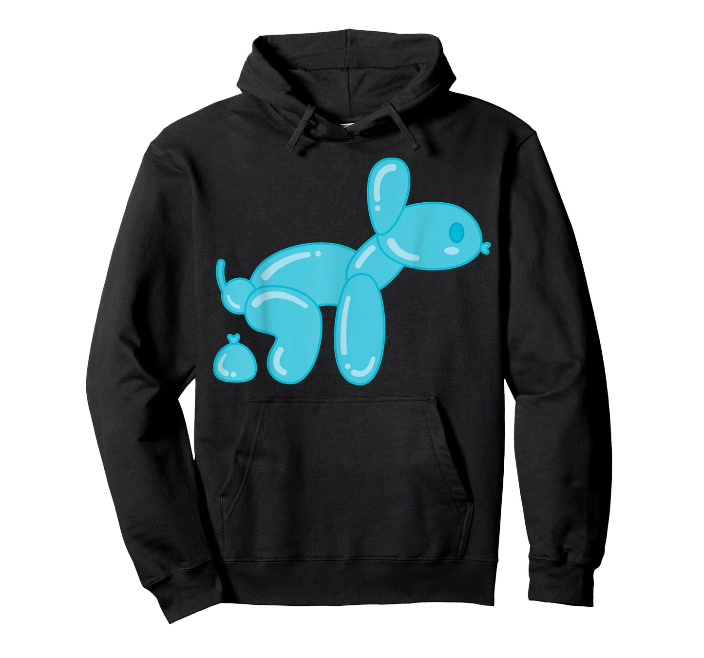 Funny Balloon Dog Animal Poops Men Women T-Shirt