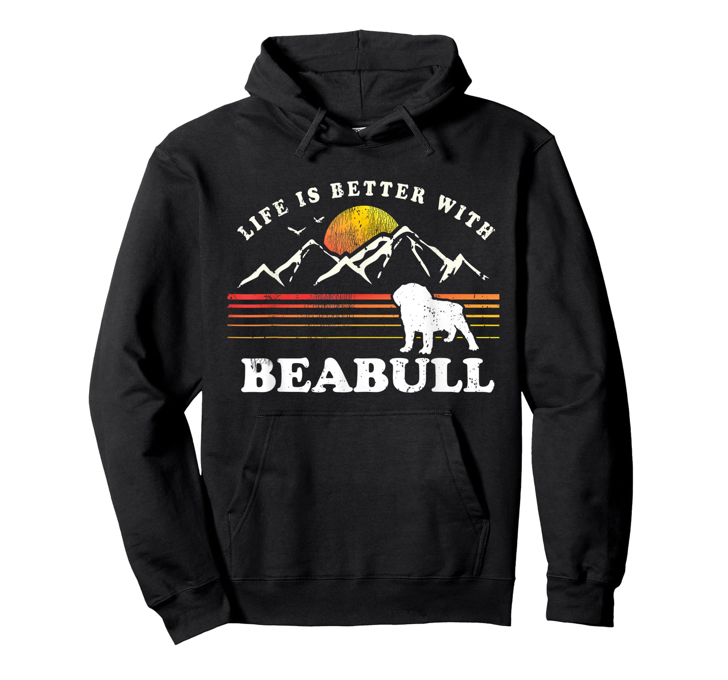 Life Better Beabull Vintage Dog Mom Dad T-Shirt