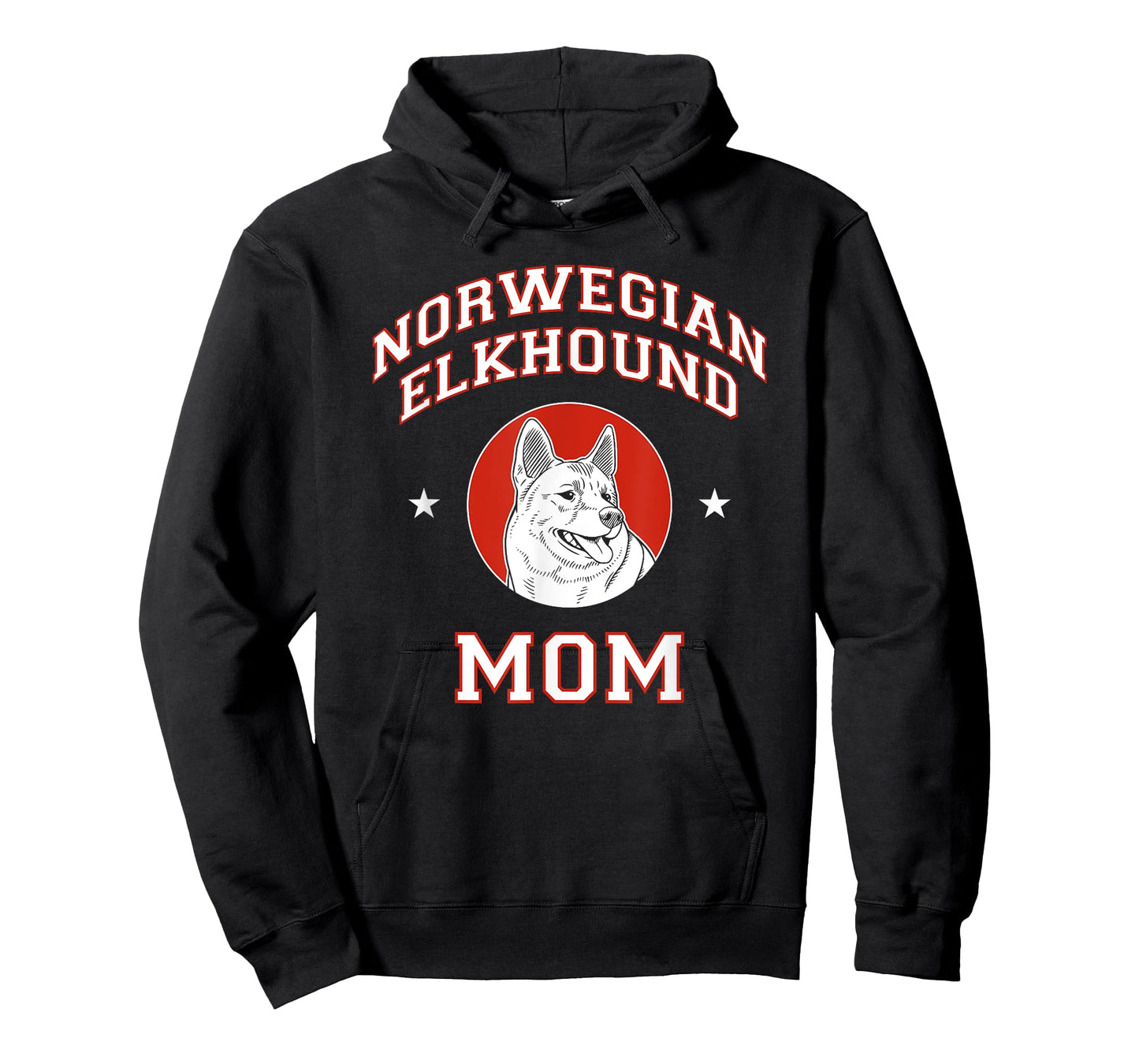 Norwegian Elkhound Mom Dog Mother T-Shirt