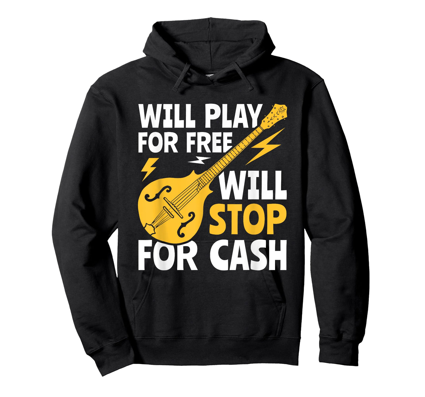 Will Play For Free Bluegrass Music Mandolin T-Shirt