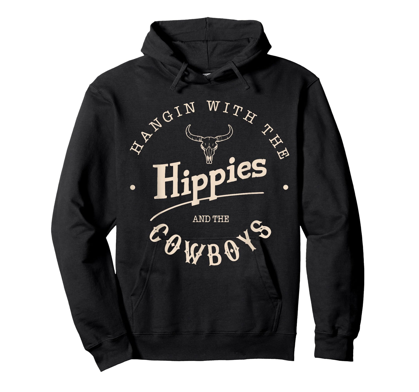Hangin With The Hippies And The Cowboys T-Shirt