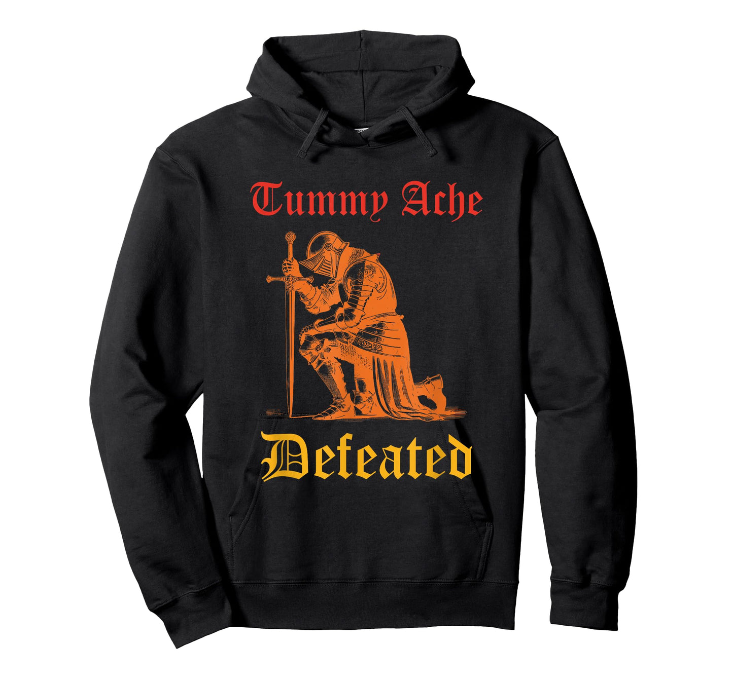 Tummy Ache Defeated Vintage Design T-Shirt