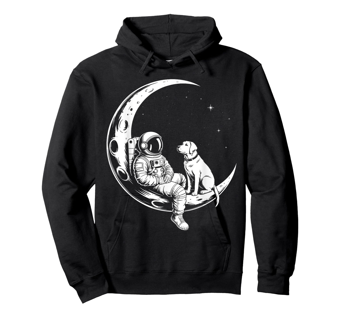 Yellow Labrador Retriever Astronaut Galaxy Moon Dog Lovers T-Shirt