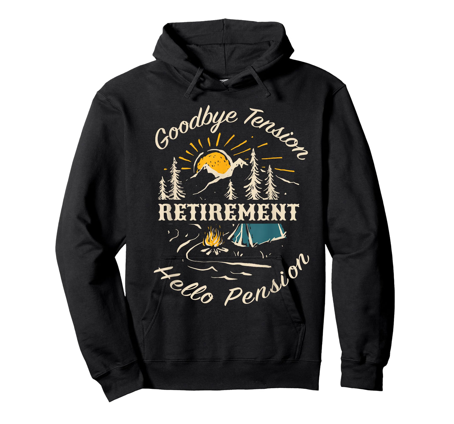 Retirement Goodbye Tension Hello Pension T-Shirt