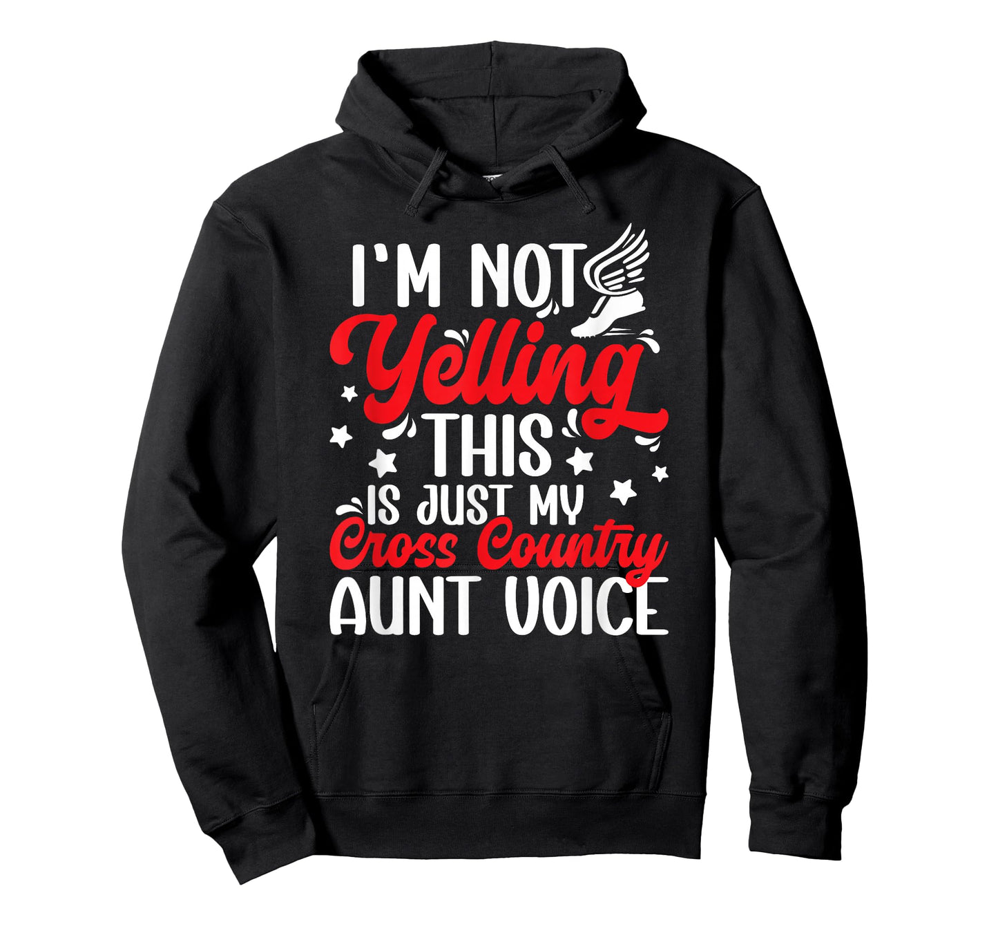 Cross Country Aunt Voice Cross Country Runner Auntie XC Aunt T-Shirt